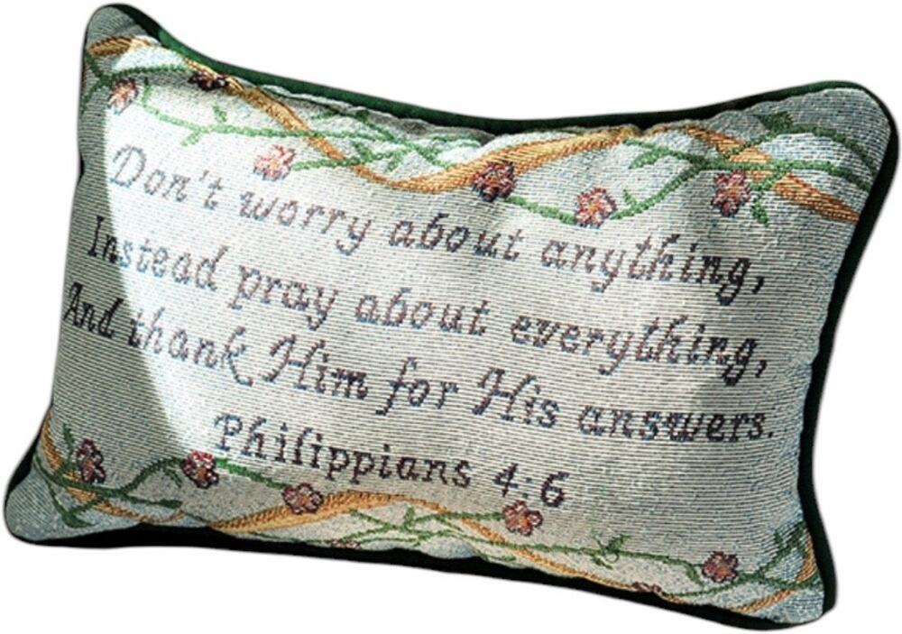 Pray About Everything, Prayer Pocket Pillow